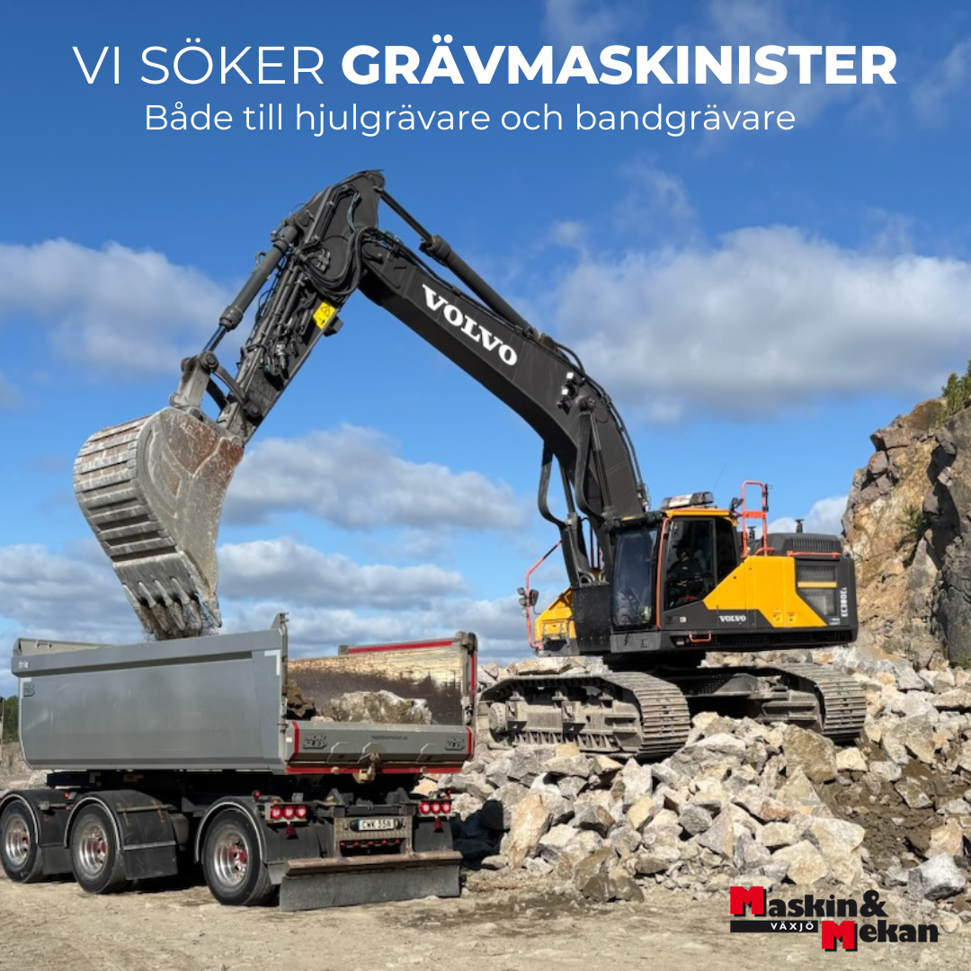 Söker grävmaskinist